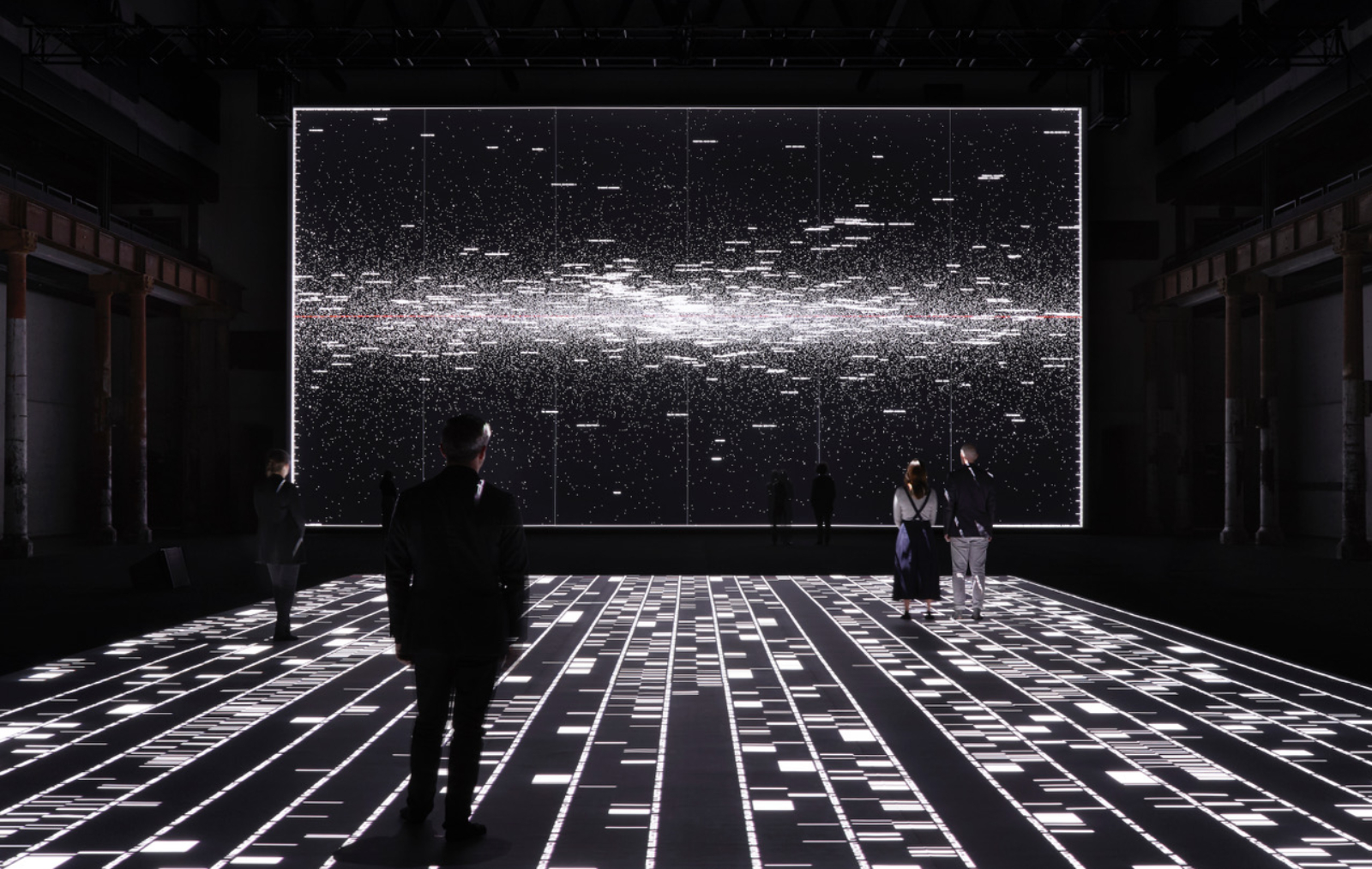 Ryoji Ikeda bending art / science BresicWhitney